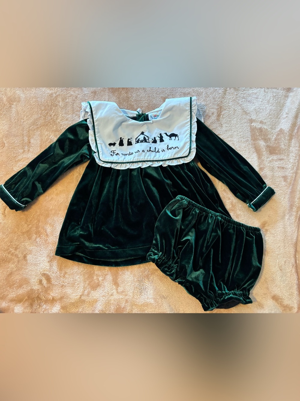 Nativity Embroidered outfit
